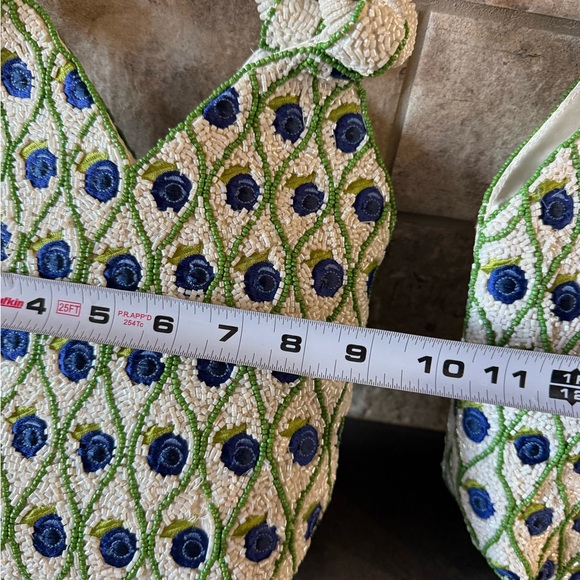 VIRAL Elegant Beaded “BLUEBERRY” Bag one left - Picture 4 of 5